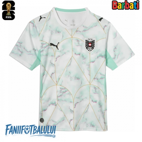 Austria Tricou Fotbal Replică Mondial 2026 Barbati Deplasare Austria Tricou Fotbal Replică Mondial 2026 Barbati Deplasare